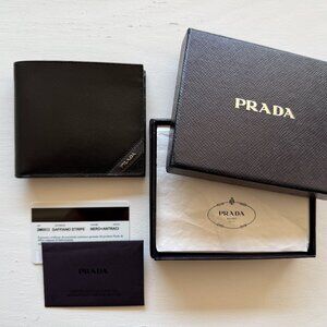 New Prada Saffiano Leather Wallet